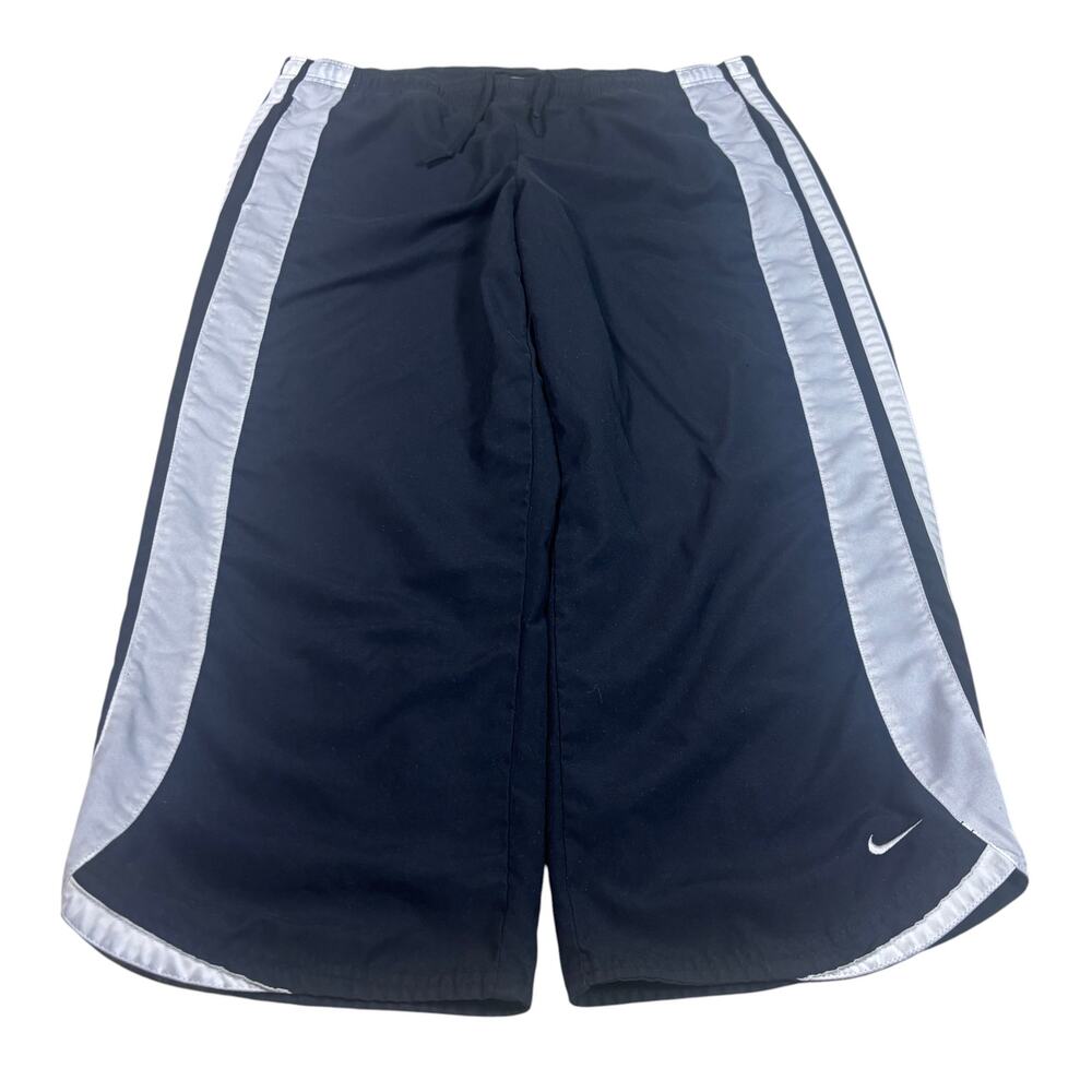 y2k 2000s Nike baggy wide leg sweatpants womens XXS sports capri athletic 32x21